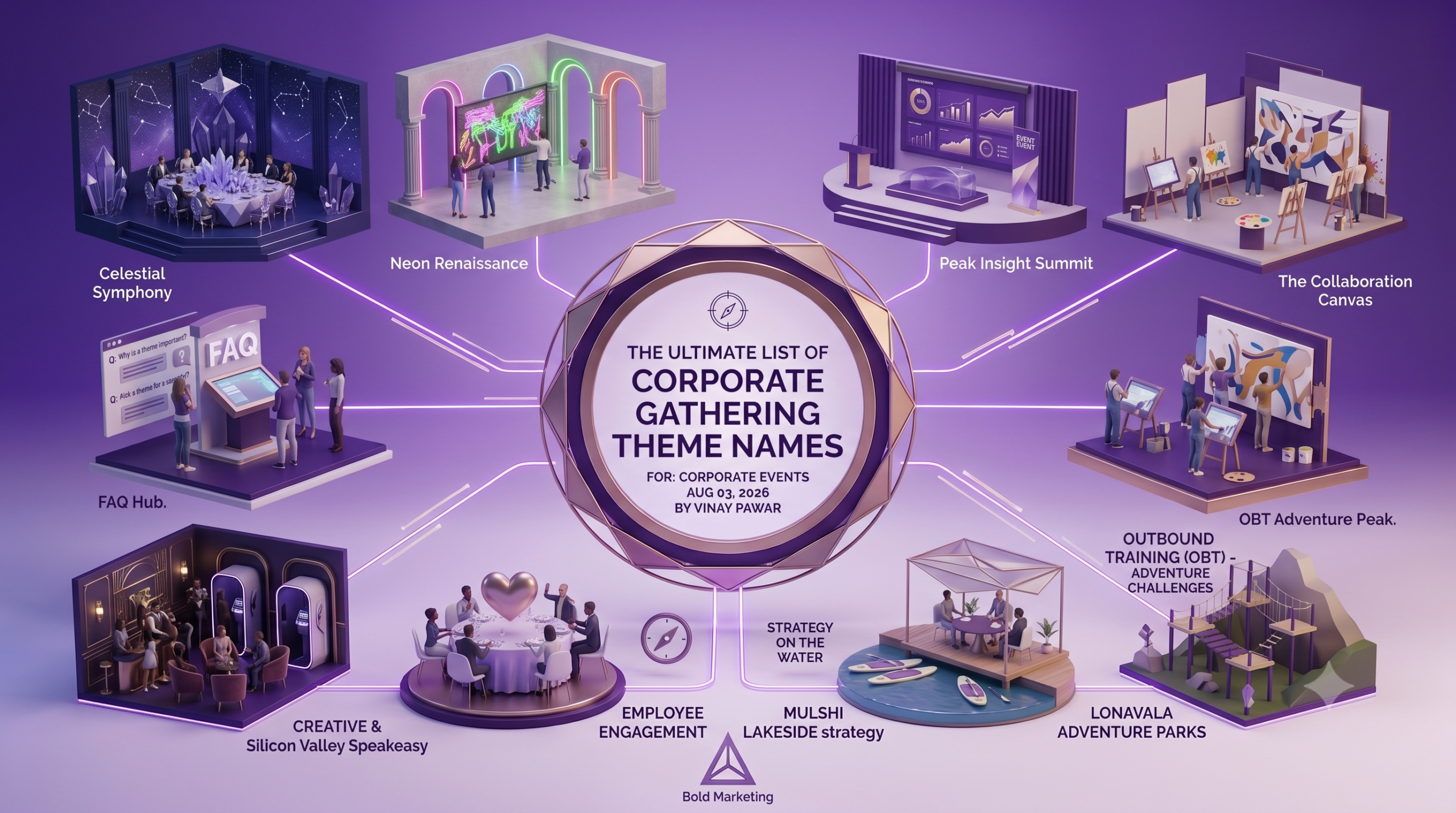 The Ultimate List of Corporate Gathering Theme Names