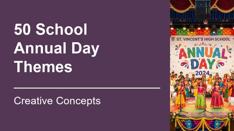 50 Creative Themes for School Annual Day Celebrations