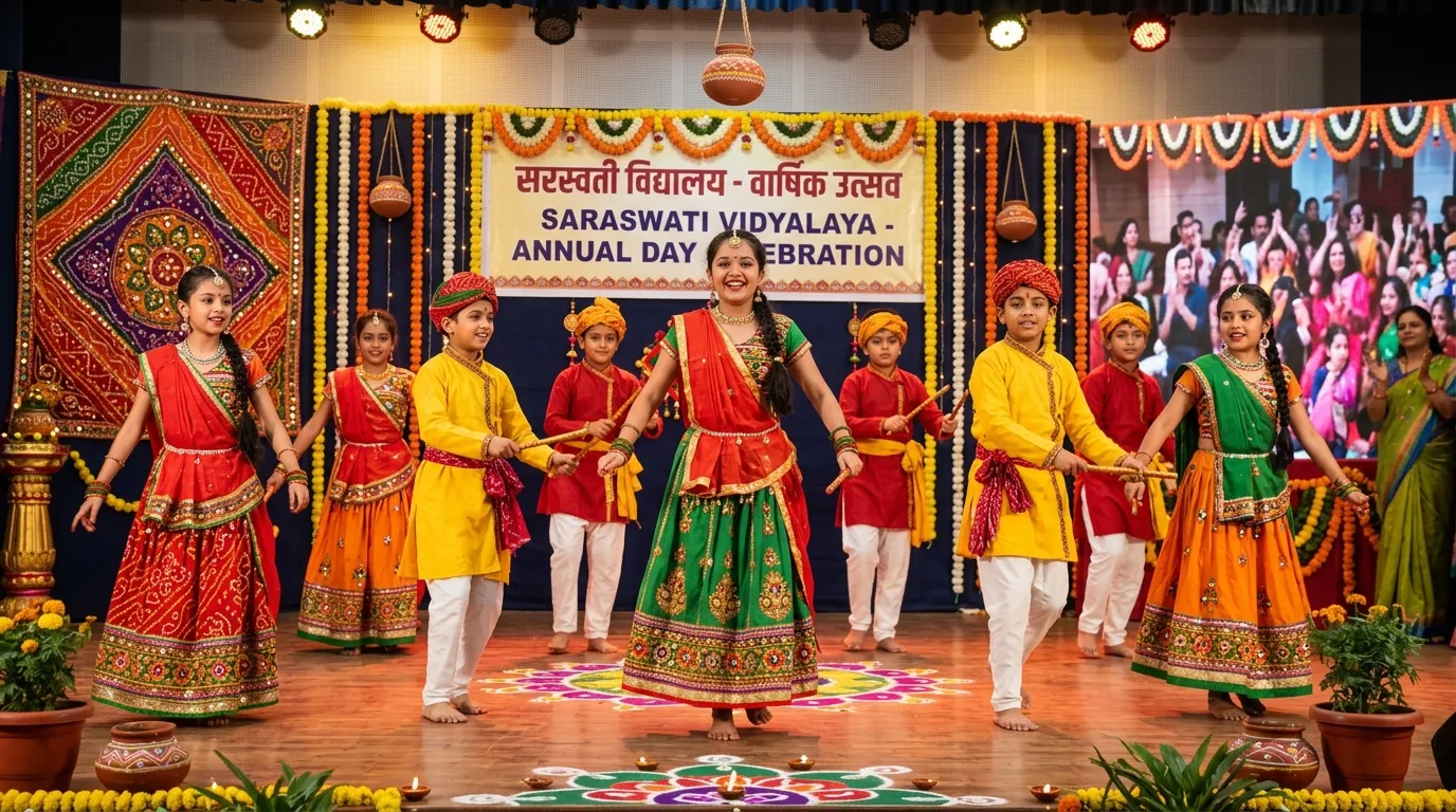 School cultural dance performance